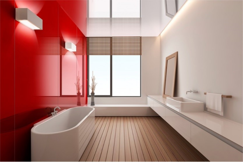 Bathroom Renovation with Glass Shower Door