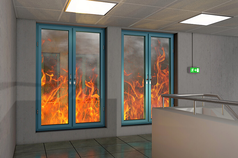 Fire-Resistant Glass provides Safety