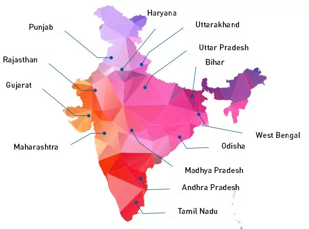 Map of Western Union Locations