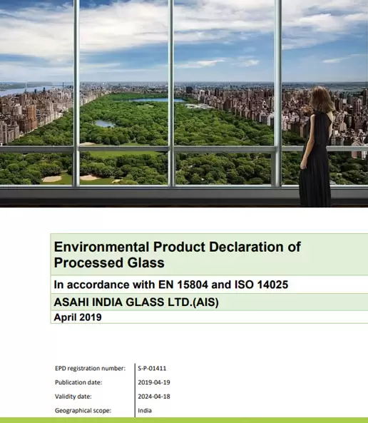 Certificate for Building & Constructions | AIS Glass